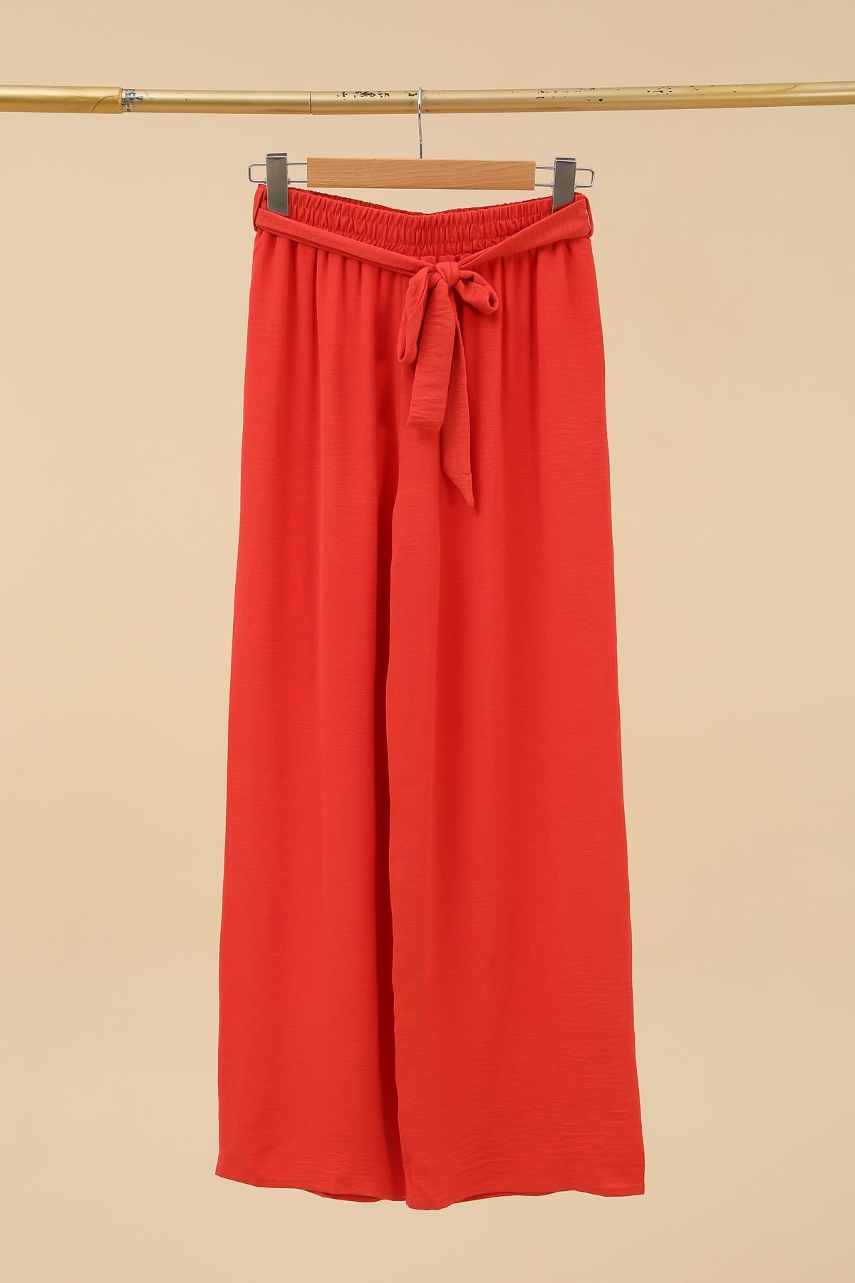 Pantalon fluide taille haute