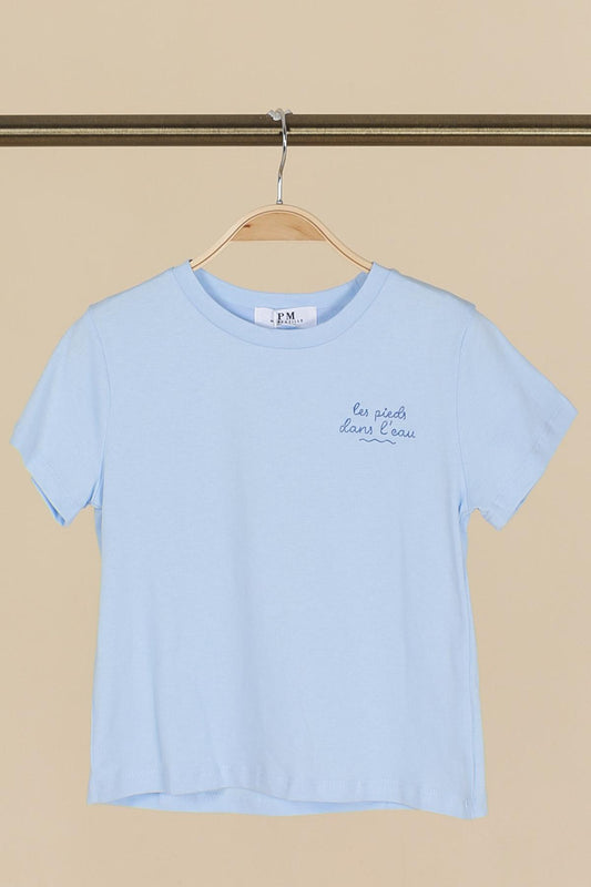 T-shirt manches courtes "les pieds dans l'eau"