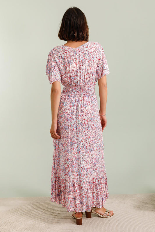 Robe longue imprimé floral