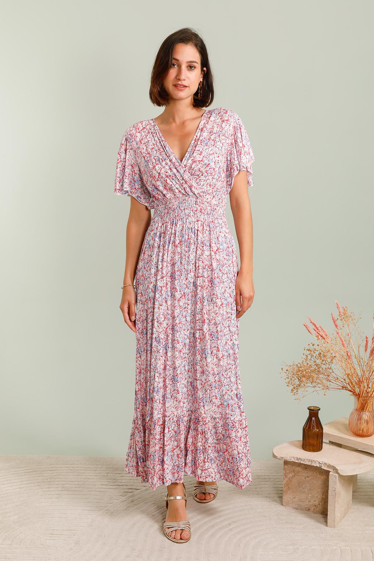 Robe longue imprimé floral